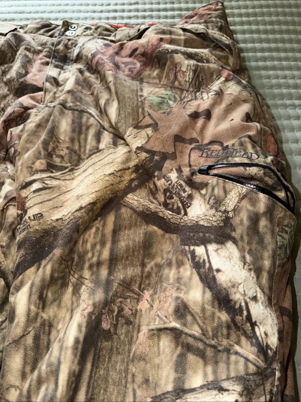 RedHead Hunting Pants Mens Size XL Camo Fleece Lined Cargo Cold Weather System